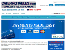 Tablet Screenshot of cateringtables4u.com
